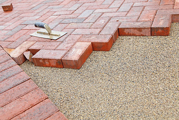 Residential Paver Driveway in White Cloud, MI